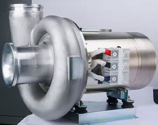 Soplador de levitación magnética con conexión directa conversión de frecuencia soplador de acuicultura de baja ruido de fábrica de cemento