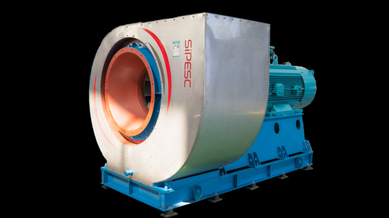 Contenido de polvo ≤ 150 g/Nm3 Ventilador centrífugo de 380 V para una gestión óptima del flujo de aire