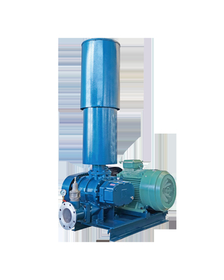 Estructura compacta Acuicultura Roots Blower Aerador Tratamiento de aguas residuales Tres hojas Tri Lobe Roots Blower