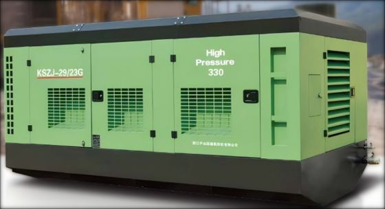 Compresor de aire de tornillo de pozo profundo de 1,7 a 3,5 MPa 18 a 43 m3/min para perforación geotérmica